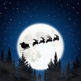 Santa claus and deers. vector illustration Santa claus and deers. vector illustration