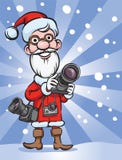 Santa Claus-fotograaf stock illustratie Santa Claus-fotograaf stock illustratie