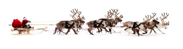 Santa Claus In A Sleigh Santa Claus In A Sleigh