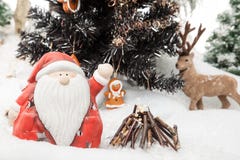 Santa Claus X-Mas Wishes Stock Photos
