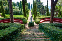 Santa Clotilde gardens Lloret de Mar Costa Brava Stock Image Santa Clotilde gardens Lloret de Mar Costa Brava Stock Image