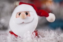 Santa, fondo di Natale di festa Immagini Stock Libere da Diritti Santa, fondo di Natale di festa Immagini Stock Libere da Diritti