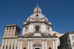 Santa Maria di Loreto на форуме Trajan, Риме, Италии стоковое фото Santa Maria di Loreto на форуме Trajan, Риме, Италии стоковое фото