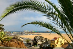 Santa Monica Beach In Los Angeles. USA Royalty Free Stock Photos