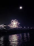 Santa Monica Pier at night Stock Photography Santa Monica Pier at night Stock Photography
