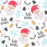 santa προτύπων Claus Χριστουγέννων ά&nu διανυσματική απεικόνιση santa προτύπων Claus Χριστουγέννων ά&nu διανυσματική απεικόνιση
