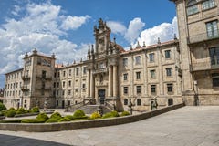 Santiago de Compostela Spanien Kloster av St Martin Pinario arkivbild Santiago de Compostela Spanien Kloster av St Martin Pinario arkivbild