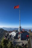 SAPA VIETNAM - NOV4,2017 : Large Number Of Tourist Walking On To Stock Photography SAPA VIETNAM - NOV4,2017 : Large Number Of Tourist Walking On To Stock Photography