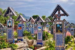 Sapanta cemetery Romania stock photography Sapanta cemetery Romania stock photography