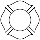 Sapeur-pompier Maltese Cross Illustration illustration stock Sapeur-pompier Maltese Cross Illustration illustration stock