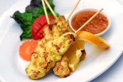 Satay Huhn lizenzfreie stockfotografie Satay Huhn lizenzfreie stockfotografie