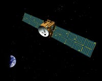 satelity komunikacyjna teletechniczna przestrzeń royalty ilustracja satelity komunikacyjna teletechniczna przestrzeń royalty ilustracja