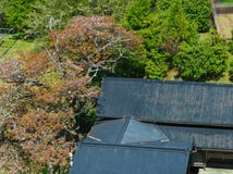 Satellietbeeld van het typische huis stock afbeeldingen Satellietbeeld van het typische huis stock afbeeldingen