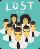 Lost Star- When Your style make it stuck in the middle know where vector illustration Lost Star- When Your style make it stuck in the middle know where vector illustration