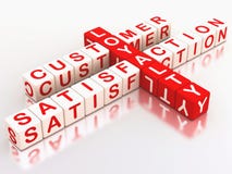 Satisfação do cliente ilustração stock
