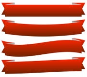 Satz von 6 bunt, klarer Knopf, Fahnenhintergründe mit leerem s vektor abbildung Satz von 6 bunt, klarer Knopf, Fahnenhintergründe mit leerem s vektor abbildung