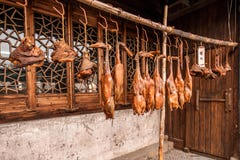 Sauce à Changjiang de sauce à Zhejiang Jiaxing Wuzhen Xichang dans la nourriture de viande photos libres de droits Sauce à Changjiang de sauce à Zhejiang Jiaxing Wuzhen Xichang dans la nourriture de viande photos libres de droits