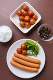 Saucisses de francfort Image stock Saucisses de francfort Image stock