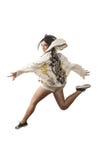 Saut énergique de danse photographie stock Saut énergique de danse photographie stock