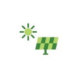 Save the world, solar panel colored icon. Elements of save the earth illustration icon. Signs and symbols can be used for web, royalty free illustration Save the world, solar panel colored icon. Elements of save the earth illustration icon. Signs and symbols can be used for web, royalty free illustration
