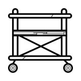 Scaffolding icon vector royalty free illustration Scaffolding icon vector royalty free illustration