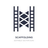 scaffolding icon on white background. Simple element illustration from Construction and tools concept vector illustration scaffolding icon on white background. Simple element illustration from Construction and tools concept vector illustration