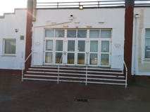Scale del night-club della spiaggia di Gorleston fotografia stock libera da diritti Scale del night-club della spiaggia di Gorleston fotografia stock libera da diritti