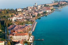 Scaliger Castle in Sirmione by lake Garda, Italy royalty free stock photo Scaliger Castle in Sirmione by lake Garda, Italy royalty free stock photo
