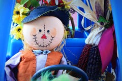 Scarecrow Driving Childs Car Royalty Free Stock Photography Scarecrow Driving Childs Car Royalty Free Stock Photography