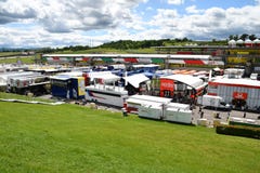 Scarperia, Mugello - Italy, May 31: Details of the paddock and the infrastructures of the Mugello
