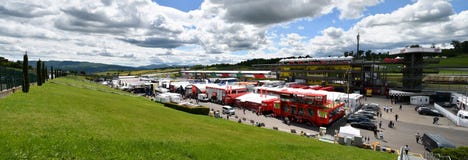 Scarperia, Mugello - Italy, May 31: Details of the paddock and the infrastructures of the Mugello