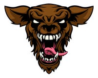 Scary Wolf Or Werewolf Mascot Stock Photography Scary Wolf Or Werewolf Mascot Stock Photography