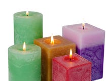 Scented Candles Royalty Free Stock Image