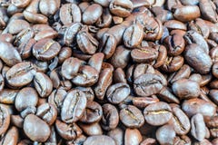 Schale frisch gebrauter Kaffee Hintergrund von den Kaffeebohnen lizenzfreies stockbild Schale frisch gebrauter Kaffee Hintergrund von den Kaffeebohnen lizenzfreies stockbild