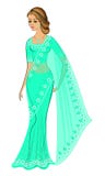 Schattenbild ist eine s??e Dame Das M?dchen wird in einem traditionellen Sari, nationale indische Kleidung gekleidet Junge und sc stock abbildung Schattenbild ist eine s??e Dame Das M?dchen wird in einem traditionellen Sari, nationale indische Kleidung gekleidet Junge und sc stock abbildung