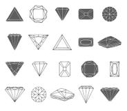 Schizzo disegnato a mano di vettore dell'illustrazione dell'icona del diamante su fondo bianco royalty illustrazione gratis Schizzo disegnato a mano di vettore dell'illustrazione dell'icona del diamante su fondo bianco royalty illustrazione gratis