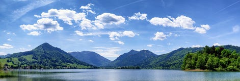 Schliersee sjö Arkivbild Schliersee sjö Arkivbild