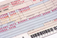 Schließen Sie oben auf Fluglinien-Karte lizenzfreie stockfotos Schließen Sie oben auf Fluglinien-Karte lizenzfreie stockfotos