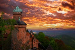Schloss Haut Koenigsbourg, Elsass, Frankreich lizenzfreie stockfotografie Schloss Haut Koenigsbourg, Elsass, Frankreich lizenzfreie stockfotografie