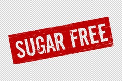 Schmutz-roter Sugar Free-Quadratgummi lizenzfreie abbildung Schmutz-roter Sugar Free-Quadratgummi lizenzfreie abbildung