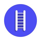 schodek ikona w odznaka stylu Jeden ogienia strażnika inkasowa ikona może używać dla UI, UX royalty ilustracja schodek ikona w odznaka stylu Jeden ogienia strażnika inkasowa ikona może używać dla UI, UX royalty ilustracja