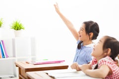 school children raised hands in class stock photography school children raised hands in class stock photography