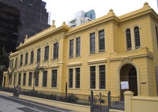 School In A Historical Building, Paulista Avenue Royalty Free Stock Image School In A Historical Building, Paulista Avenue Royalty Free Stock Image