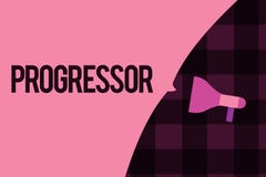 Schreibensanmerkung, die Progressor zeigt Geschäftsfoto Präsentationsperson, die Fortschritt macht oder ihn in anderen erleichter stock abbildung Schreibensanmerkung, die Progressor zeigt Geschäftsfoto Präsentationsperson, die Fortschritt macht oder ihn in anderen erleichter stock abbildung