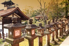 Schrein Kasuga Taisha, Nara, Japan Stockbilder Schrein Kasuga Taisha, Nara, Japan Stockbilder