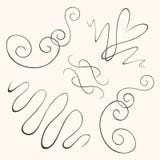 Schroeven en patronen op een roze achtergrond, vector royalty-vrije illustratie Schroeven en patronen op een roze achtergrond, vector royalty-vrije illustratie
