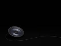 Schwarzer Audiolautsprecherhintergrund Stockbilder Schwarzer Audiolautsprecherhintergrund Stockbilder
