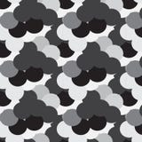 Schwarzes graues und weißes Konfetti-Muster vektor abbildung Schwarzes graues und weißes Konfetti-Muster vektor abbildung
