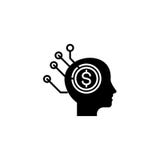 Schwarzes Ikonenkonzept der Investitionsentscheidungen Flaches Vektorsymbol der Investitionsentscheidungen, Zeichen, Illustration lizenzfreie abbildung Schwarzes Ikonenkonzept der Investitionsentscheidungen Flaches Vektorsymbol der Investitionsentscheidungen, Zeichen, Illustration lizenzfreie abbildung