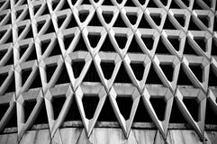 Schwarzweiss-Dreiecke, Architekturauszug stockbilder Schwarzweiss-Dreiecke, Architekturauszug stockbilder